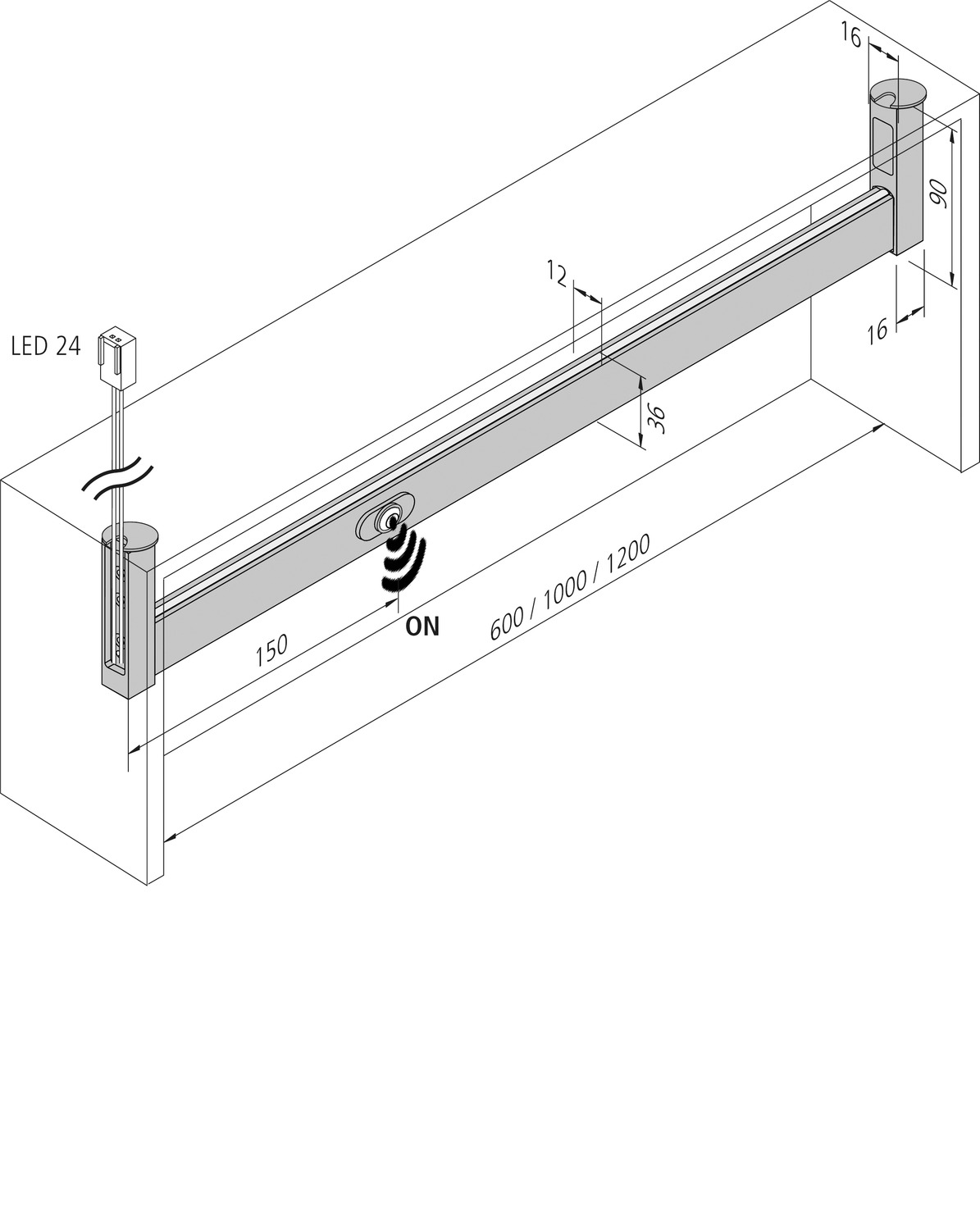 Hera LED-Trafo 24V/5W 20604002301