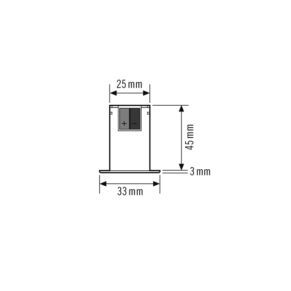 ESYLUX Lichtsensor für KNX-System LS FLAT mini KNX - ED10429002