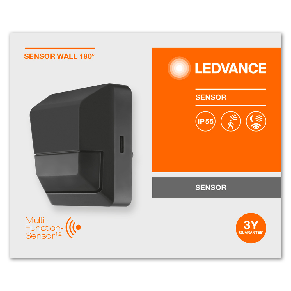 Ledvance Sensor SENSOR WALL 180DEG IP55 DG - 4058075244795