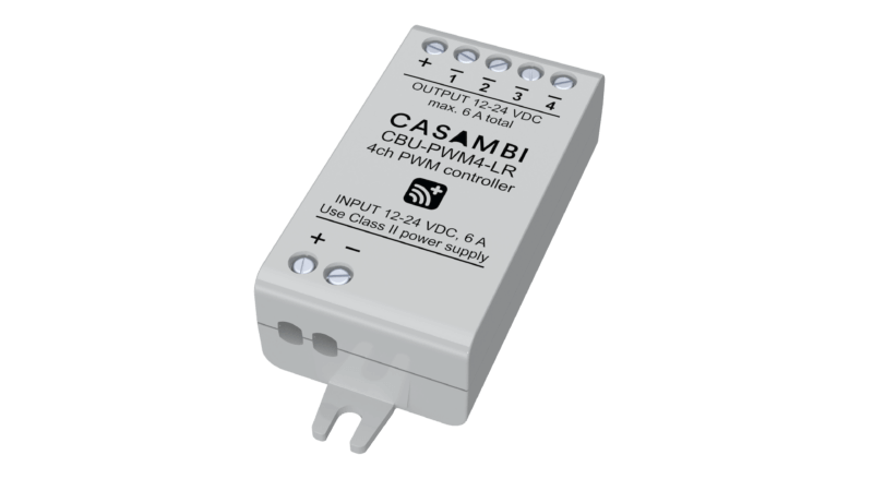 Casambi PWM Dimmer CBU-PWM4 Konstanstspannung 12/24VDC - 72/144Watt - CBU-PWM4