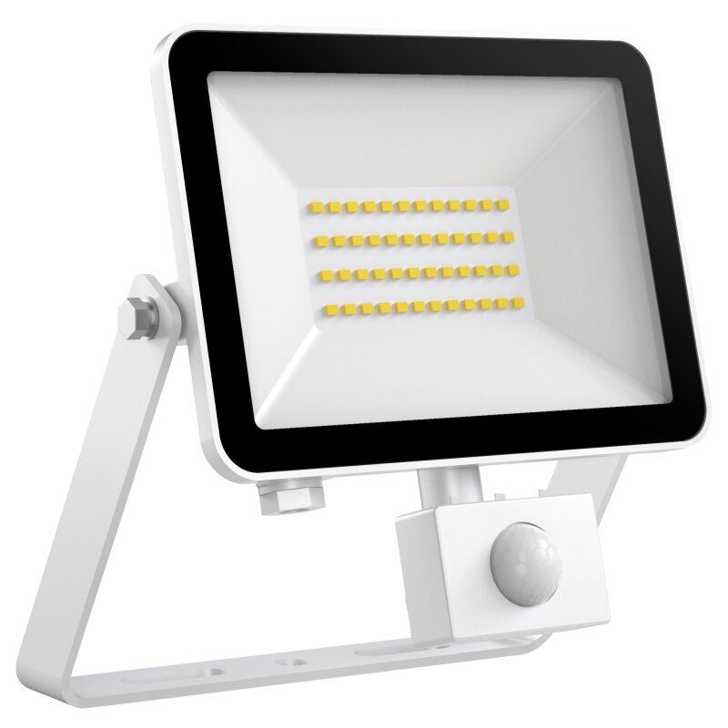 DOTLUX LED-Strahler FLOORslim-sensor 30W 4000K weiss mit Bewegungsmelder PI günstig online kaufen