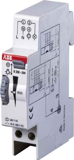 ABB Stotz S&J Treppenlichtzeitschalter 1VA 1...7min. E232-230 - 2CDE110000R günstig online kaufen