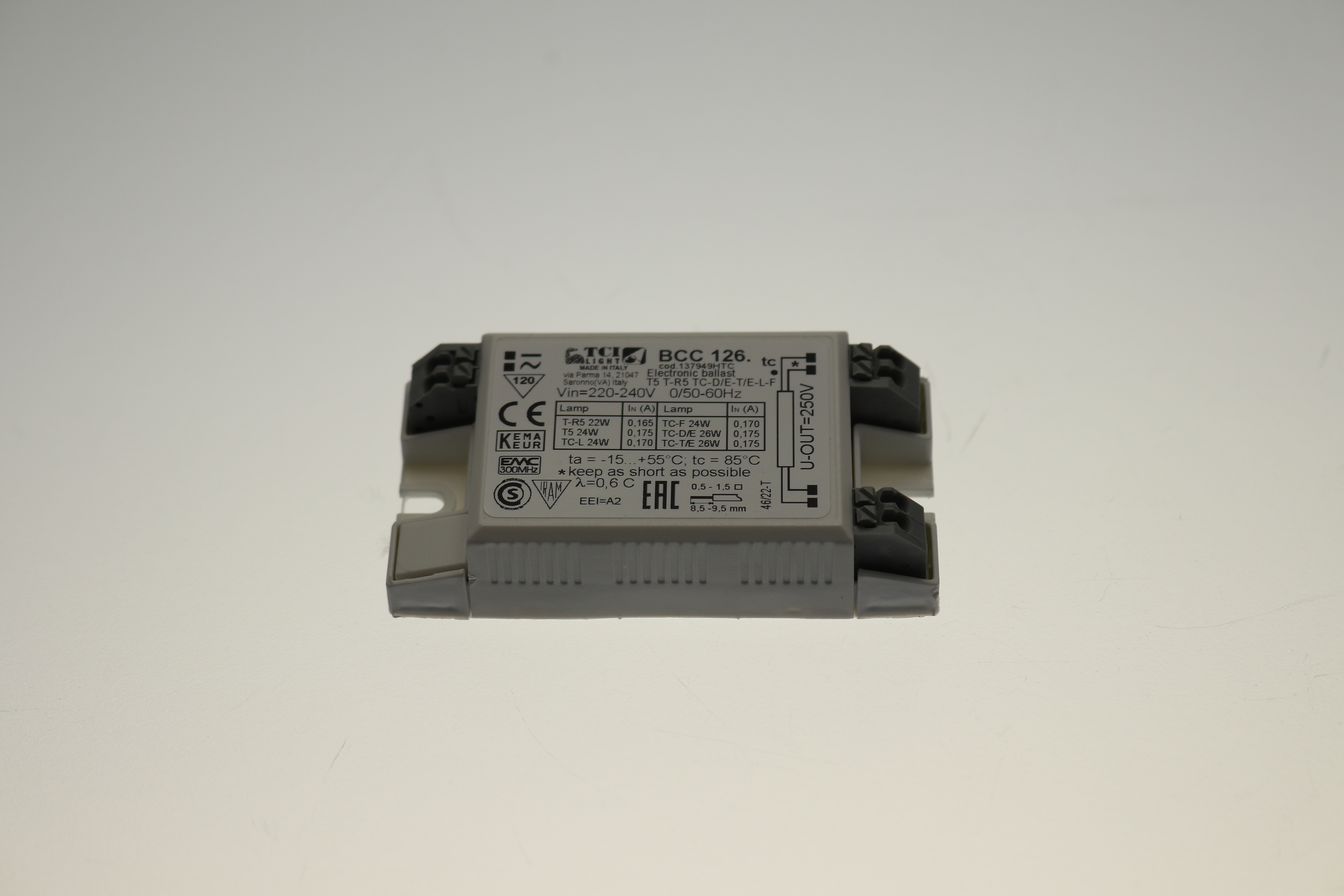 Vorschaltgerät für Leuchtschtofflampe - Leuchteneinbau - EVG 4-13 501220-K2
