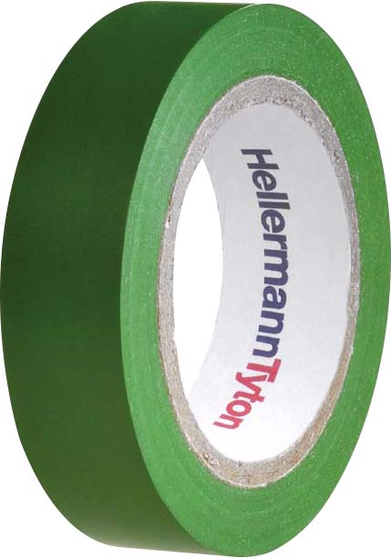 HellermannTyton PVC Isolierband grün Flex 15-GN15x10m - 710-00103