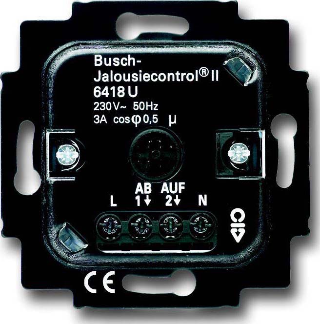 Busch-Jaeger Jalousie-Basis-Einsatz 2Schliesser 3A 690VA 6418 U - 2CKA00641 günstig online kaufen