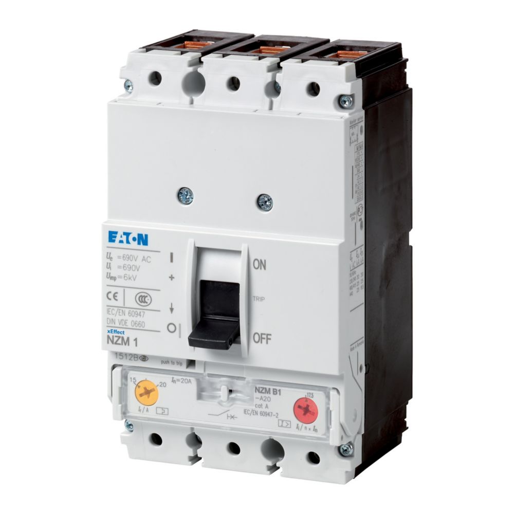 Eaton Leistungsschalter 3p,Anlagen/Kabelschu NZMB1-A63 - 259077