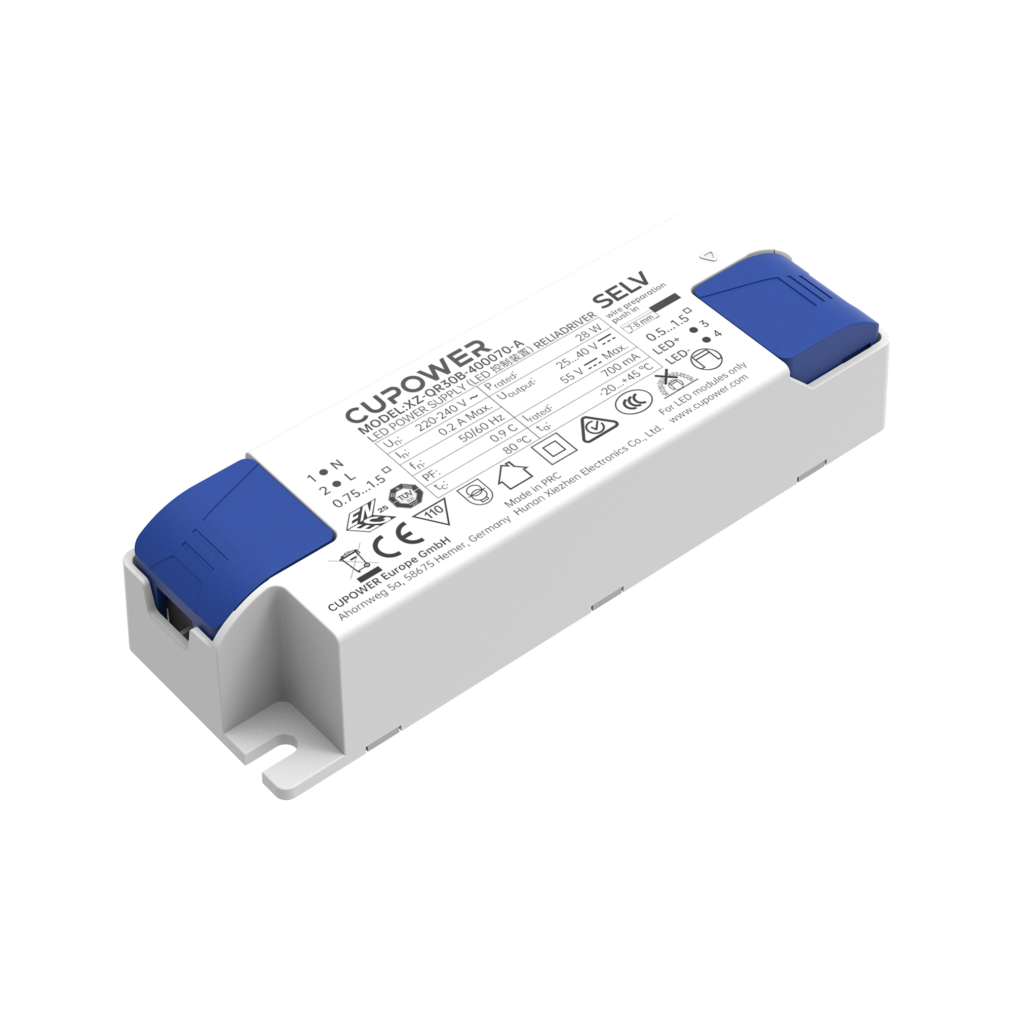 Cupower LED-Treiber XZ-QF10B-400XXX - 160662