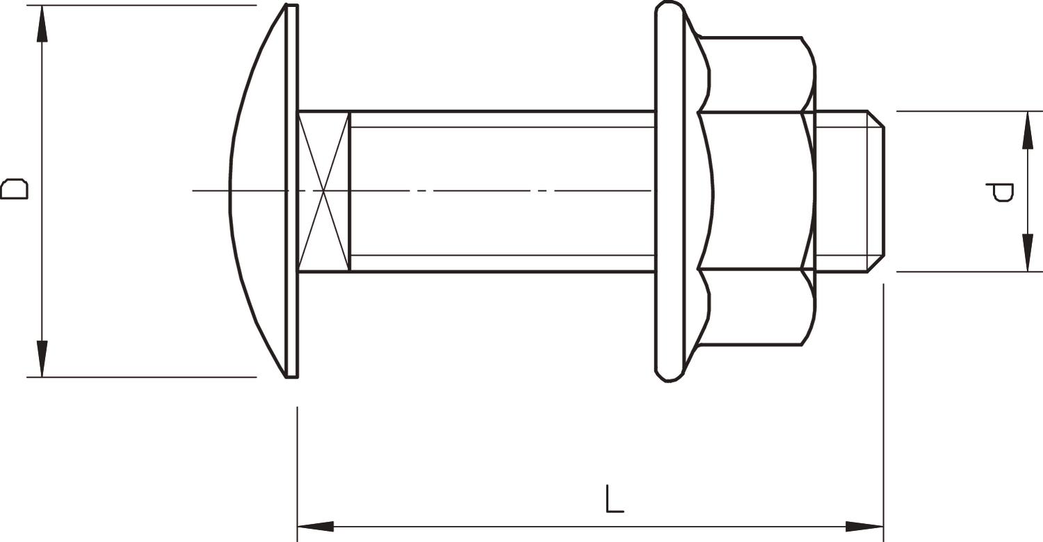 OBO Bettermann Vertr Flachrundschraube M6x12 FRSB 6x12 VZ F - 6406125 günstig online kaufen