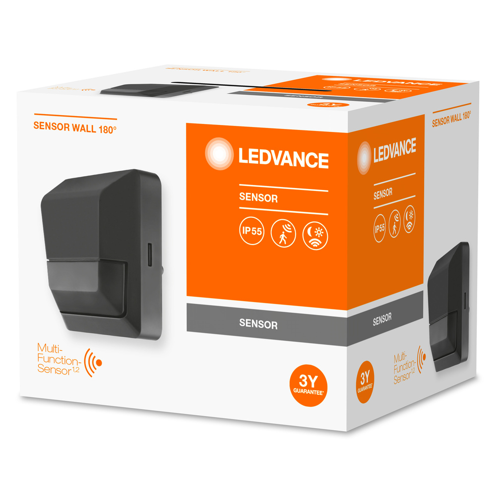 Ledvance Sensor SENSOR WALL 180DEG IP55 DG - 4058075244795