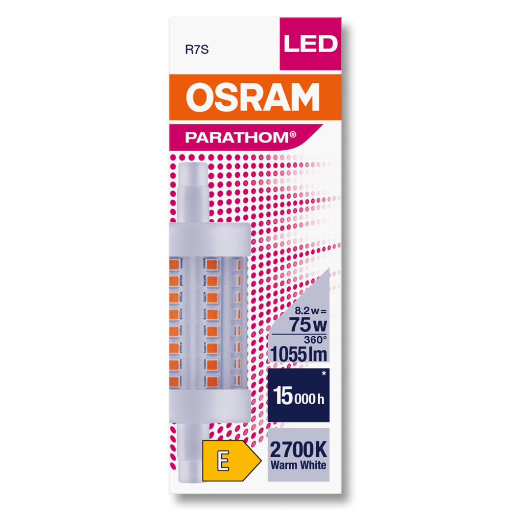 Osram Parathom Line LED R7s 78mm 8W 1055lm - 827