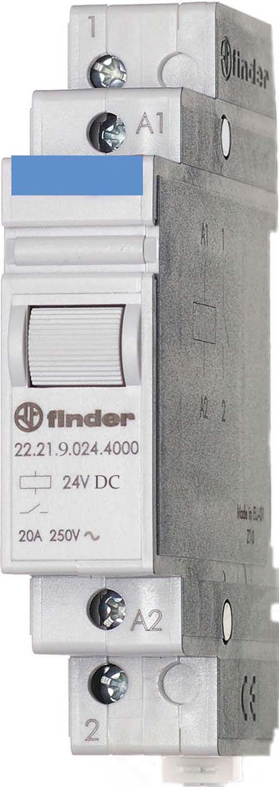 Finder Installationsrelais 1S 20A 12VDC 22.21.9.012.4000 - 222190000000
