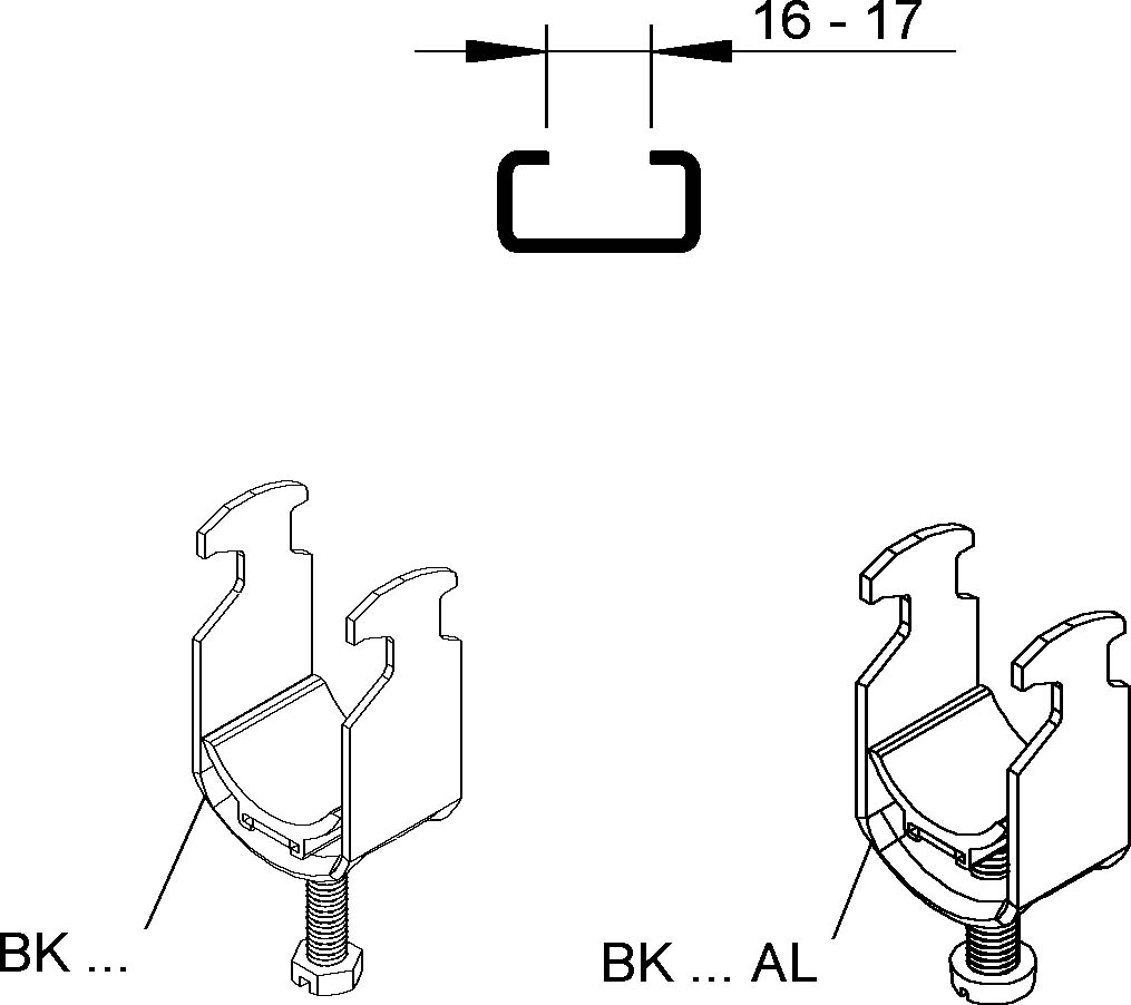 Niedax Bügelschelle BK 14