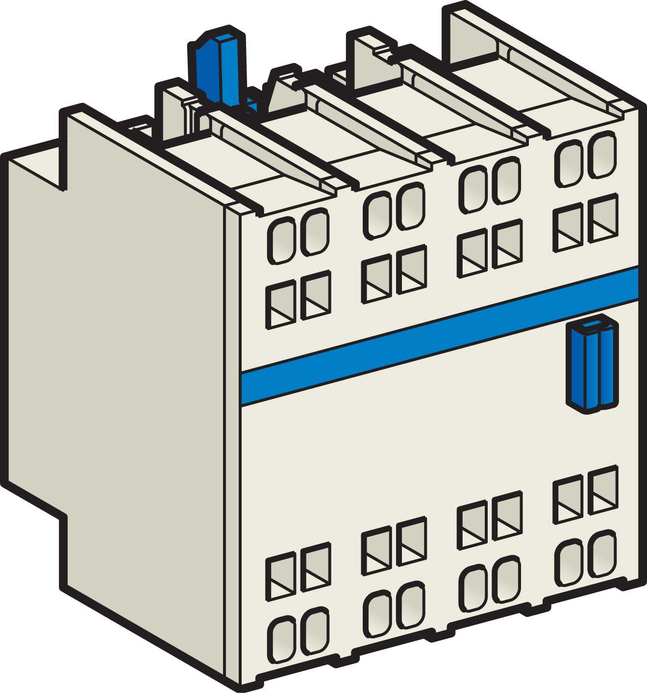 Schneider Electric Hilfsschalter 2S,2Ö,FZ LADN223