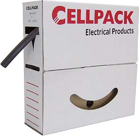 Cellpack Schrumpfschlauch in Abrollbox 10m SB 6.4-3.2 gg - 127058