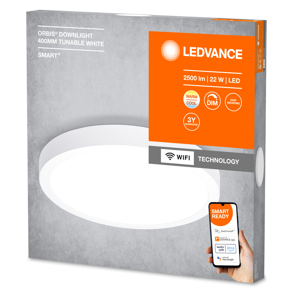 Ledvance Led Recessed Downlight Smart With Integrated Driver Tw And Dimmable Smart Surface