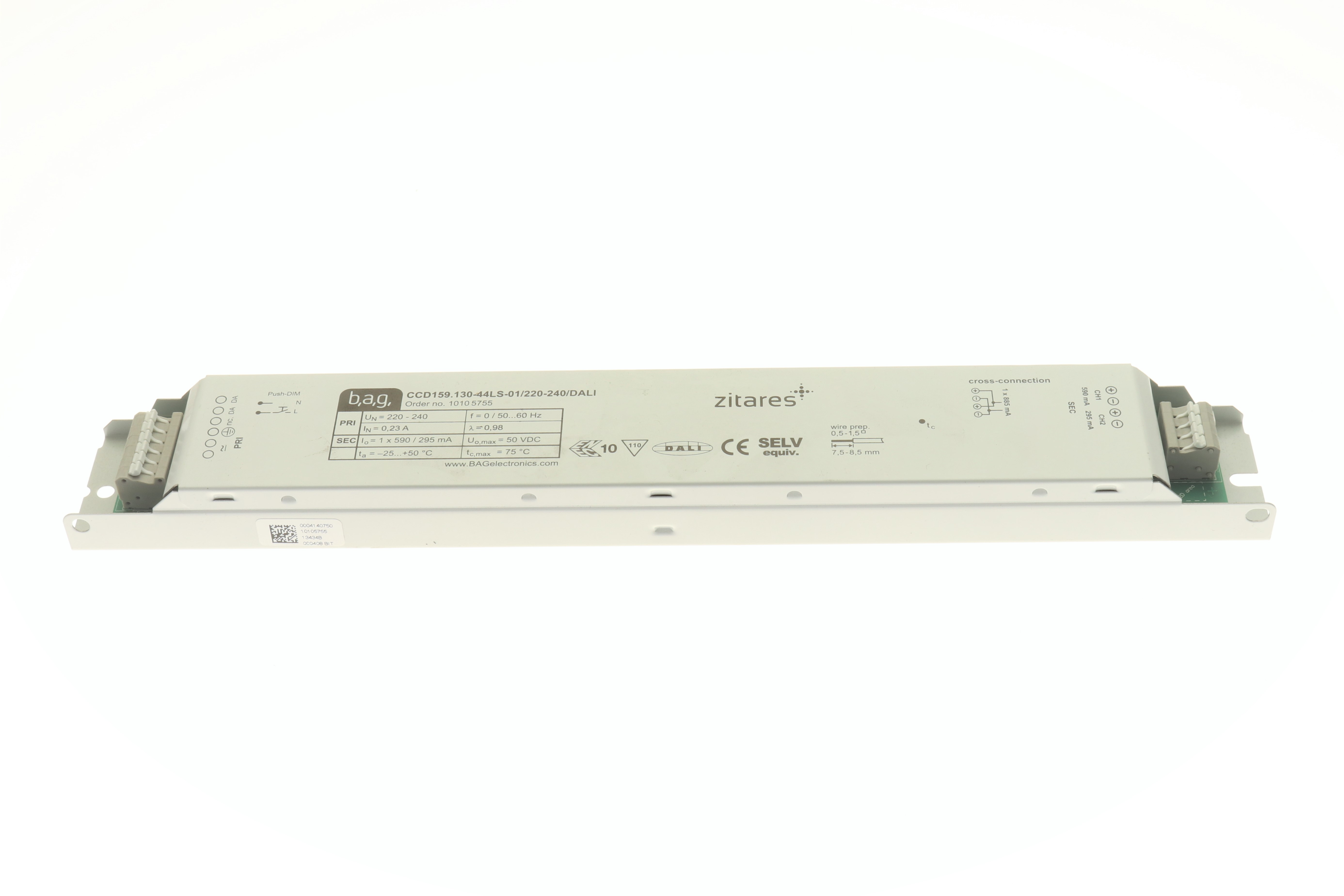 BAG Vorschaltgerät EVG für LED CCD159.130-44LS-01/220-240/DALI - 10105755