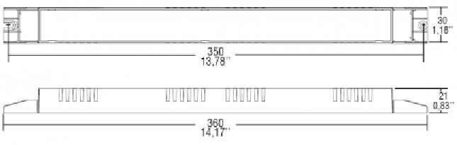 TCI ECG-LED T-LED 80/500 DALI SLIM - 127086