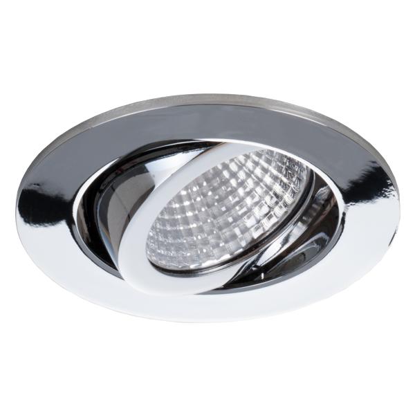 Brumberg LED-Einbaustrahler, chrom, rund - 12261023 günstig online kaufen