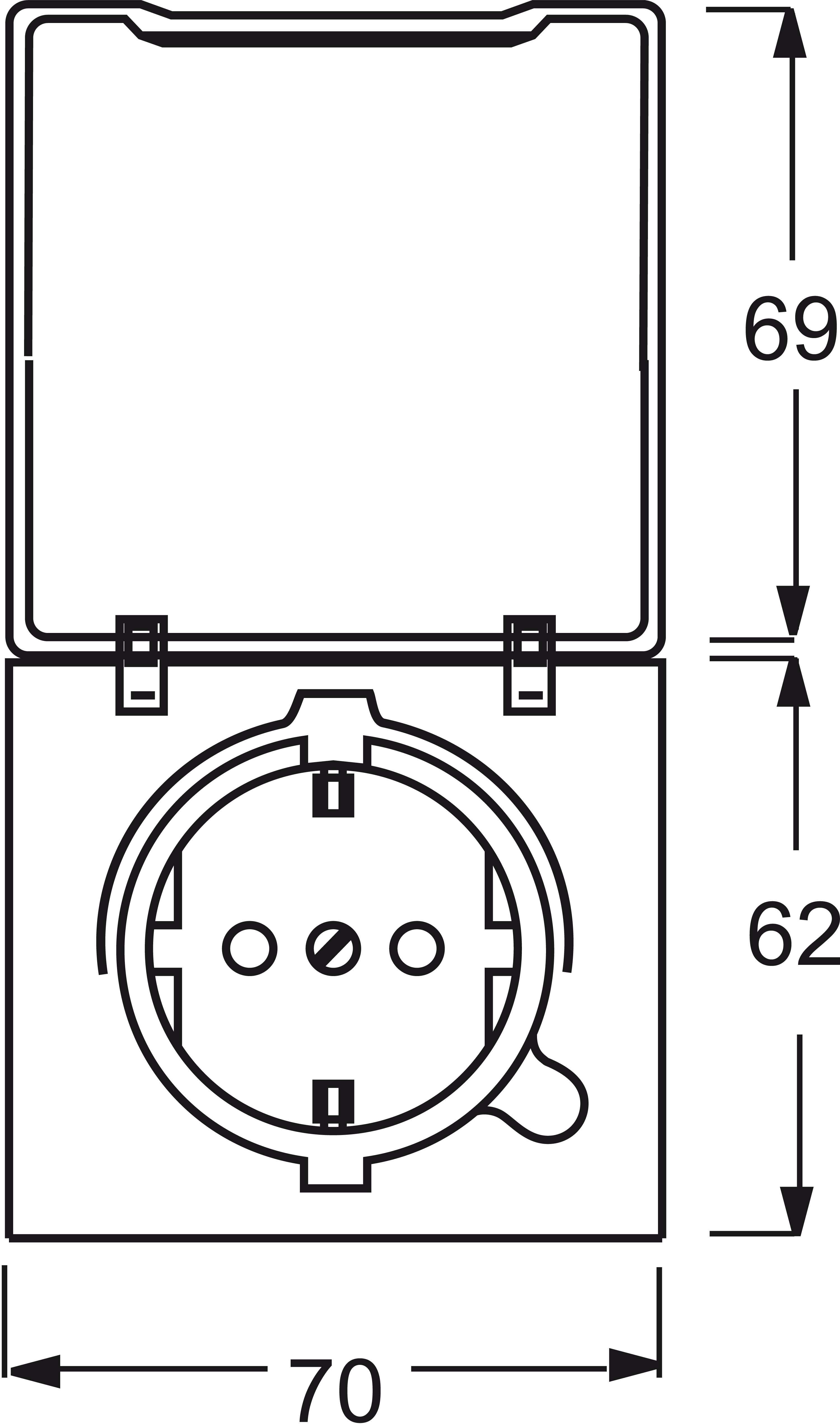 Busch-Jaeger Schuko-Steckdoseneinsatz IP44 weiß 20 EUGKB-32-101 - 2CKA00206 günstig online kaufen