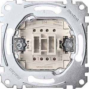 Merten Taster-Einsatz 1-pol,10A,250V MEG3150-0000