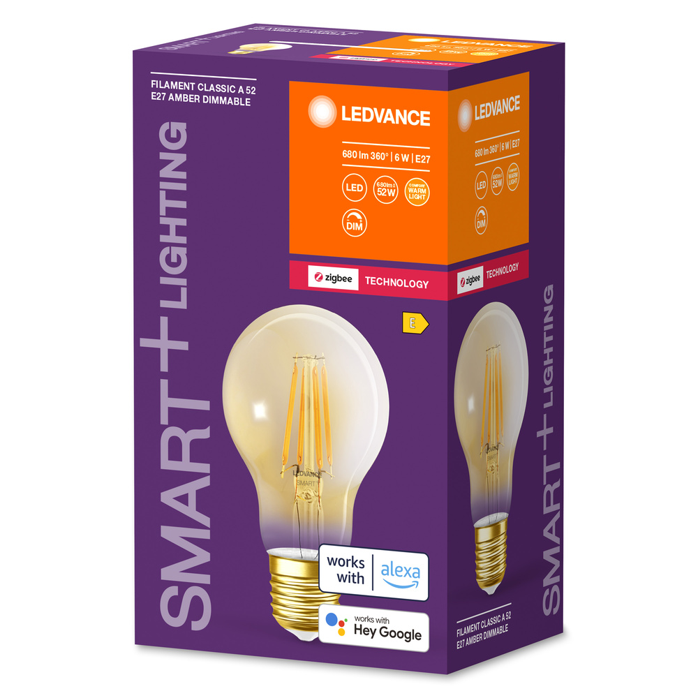 Ledvance Led Lamp Smart Filament Classic Dimmable W E