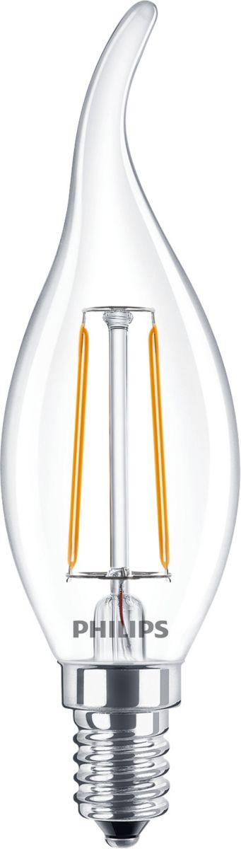 Philips Lighting LED-Kerzenlampe E14 klar Glas CorePro LED#37759200 günstig online kaufen