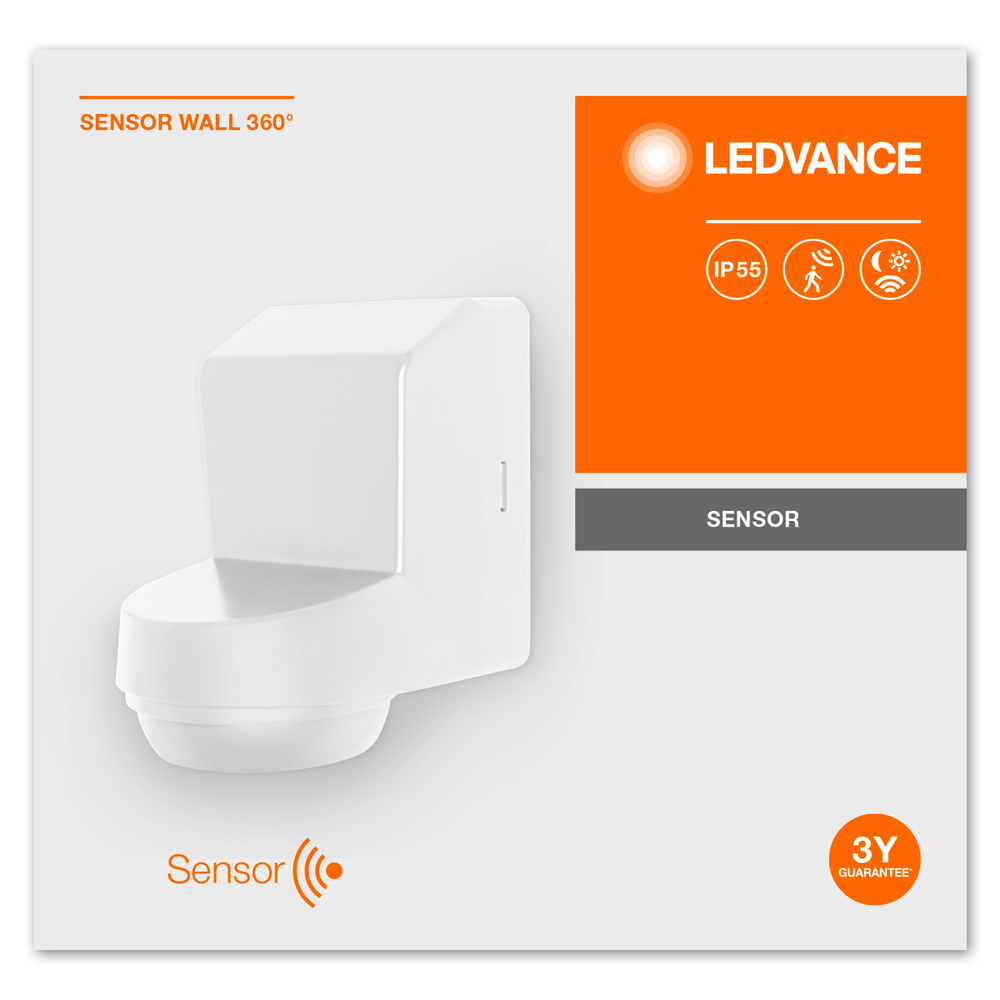 Ledvance sensor SENSOR WALL 360DEG IP55 WT - 4058075244818