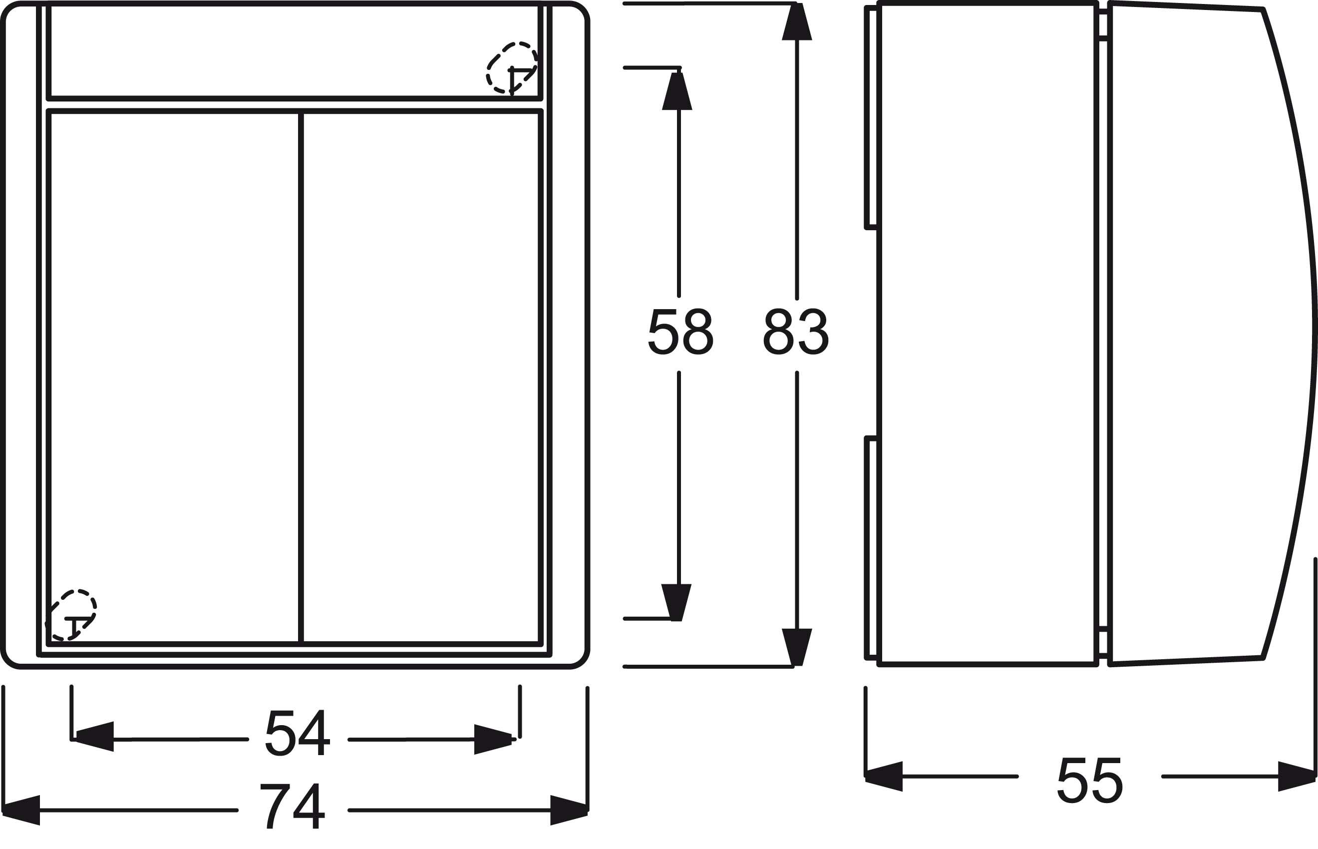 Busch-Jaeger Serienschalter 2601/5 W-54 - 2CKA001085A1621 günstig online kaufen