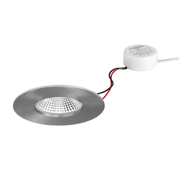 Brumberg recessed LED downlightset, IP65, phase cut dimmable - 40480153