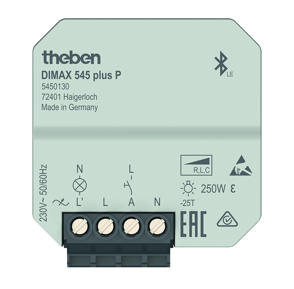 Theben UP-Universaldimmer APPbedienung,Zeitfk. DIMAX 545 plus P - 5450130 günstig online kaufen