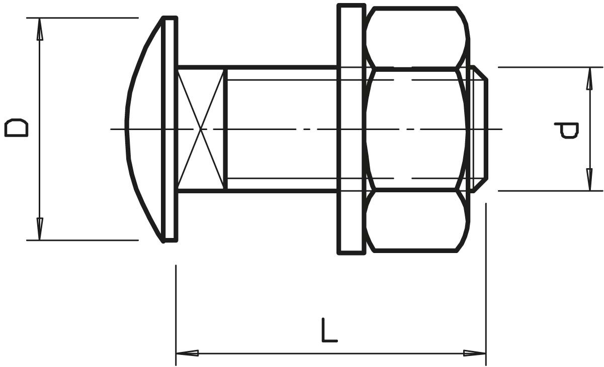 OBO Bettermann Vertr Flachrundschraube M8x16 FRS 8x16 F 8.8 - 6406963 günstig online kaufen