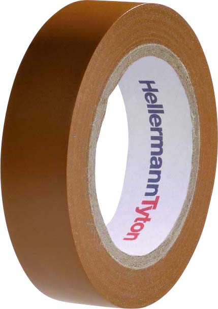 HellermannTyton PVC Isolierband braun Flex 15-BR15x10m - 710-00107