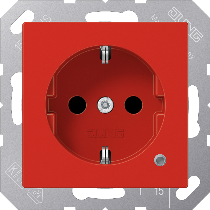 Jung SCHUKO-Steckdose 16A 250V m.Berührungsschutz ABA 1520 BFKO RT - ABA152 günstig online kaufen