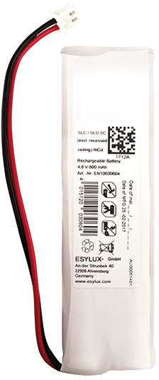 ESYLUX Ersatzakku SLCBATTERYNiCd800mAh - EN10030604